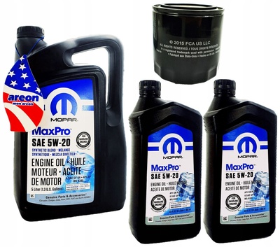 Olej syntetyczny Mopar MaxPro 5 l 5W - 20 4 inne produkty