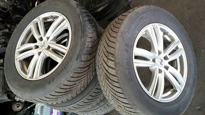 Nissan x - trail t32 алюминиевые колёсные диски 17 дюймовый комплект