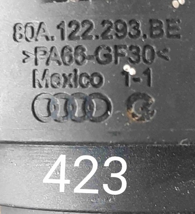 80A122293BE Патрубок радиатора Audi Q5 II рестайлинг (2020—2023) 2021 , 80A122055CH, 80A122293T, 80A122449CF