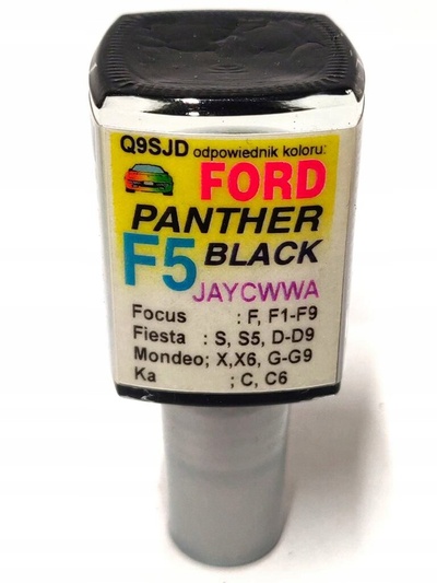 Zaprawka лак для рис. 10ml форд panther panther чёрный