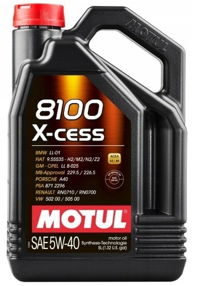 Масляный моторное motul 8100 x - cess 5 л 5w - 40