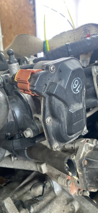 заслонка дроссельная Opel Astra H рест. 2009