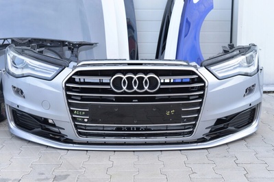 4G0807437AB Audi a6 c7 рестайлинг 2014 - 2018 бампер передний передняя решетка обычный s - line
