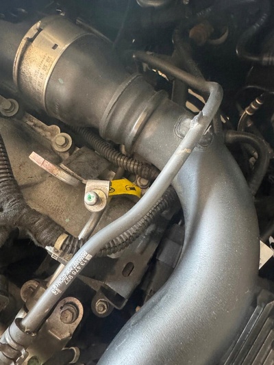 CB613345561 Трубки интеркулера opel astra j zafira c 1.6 бензин sidi 2014 rok