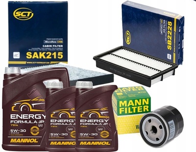 W7061 комплект фильтров mazda cx - 7er 2.5 mzr mann - filter в 7061 фильтр масляный