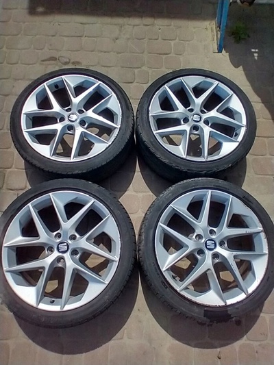 Seat леон iii 5f0 cupra fr колёсные диски алюминиевые колёса 18 7.5jx18 et51 5f0601025f