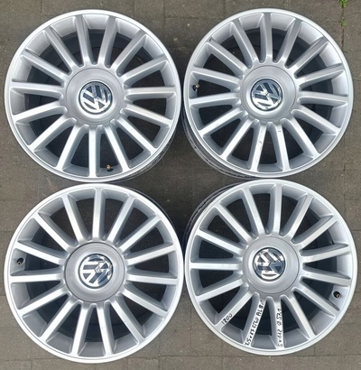 4× колесо алюминиевая volkswagen oe 3d0601025ac 7.5