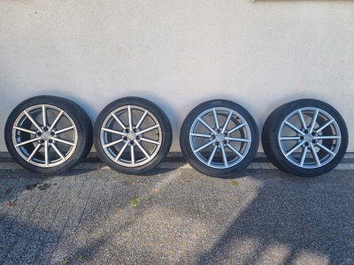 4× колесо алюминиевая audi oe a6 a7 a4 4g9 8.5