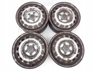 4× колесо штампованное volkswagen oe 7d0601027a 6.0