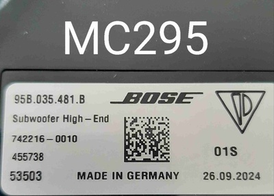95B035481B Сабвуфер Porsche Macan I рестайлинг 2 (2021—2023) 2024
