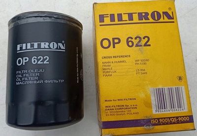 OP 622 filtron кол - во в упак 622 фильтр масляный
