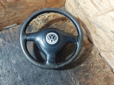 1J0419091AE Руль трехспицевый кожа volkswagen passat b5 гольф iv