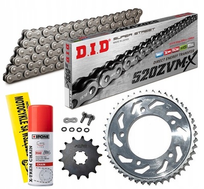 DID520ZVMX114 комплект napęd-owy did sun suzuki rm 250 1993-1998