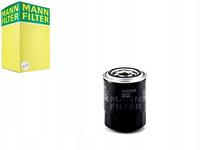 MANW930 фильтр масляный kia карнавал 2,9crdi mann-filter