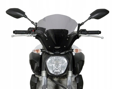 4025066145430 стекло motocyklowa mra yamaha fz-07 , rm04 , 2014-2017 , forma nrm , чёрный