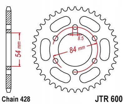 JTR600.52 еп зубчатая рейка задняя 1197 52 gilera 125 rtx 85-88