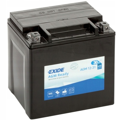 AGM1231 аккумулятор мотоцикл exide agm12 - 31 yix30l - bs 12v 30ah 430a п модель