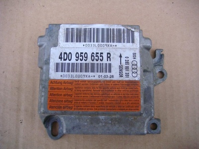 4D0959655R блок управления air bag AUDI A8 (D2) 1994-2003 AUDI A8 (D2) 1994-2003 1999 , 4D0 959 655 R,