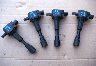 ZJ0118100 катушка (модуль) зажигания MAZDA 3 (BK) 2003-2009 MAZDA 3 (BK) 2003-2009 2004 ZJ01-18-100, Совместимые OEM номера ZJ01-18-100A