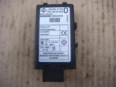 285963Y500 блок электронный NISSAN MAXIMA (A33) 1999-2006 NISSAN MAXIMA (A33) 1999-2006 2005 28596-3Y500,