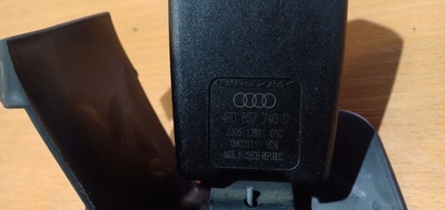4F0857740D01C Замок ремня безопасности Audi А6 4F 2011 , 4F0857740D