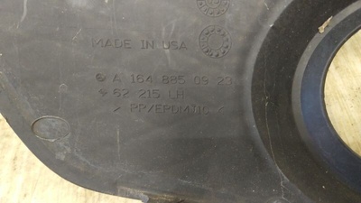 A1648850923 Рамка фары противотуманной левой MERCEDES-BENZ M-CLASS W164 2006