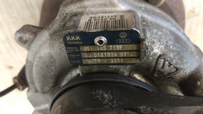 059145715F Турбина AUDI A4 B7 2008
