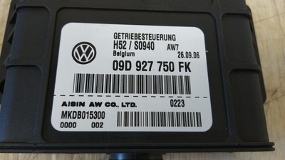 09D927750FK Блок управления АКПП AUDI Q7 2007