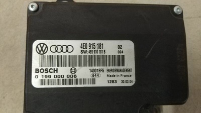 4E0915181 Блок управления аккумулятором (АКБ) AUDI A8 D3 2005