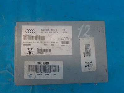 4E0035593A Блок управления цифровым радиотюнером Audi A8 (D3,4E) 2004-2010