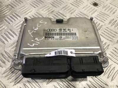 4B2907401J Блок управления двигателем Audi A6 C5/4B 2002 4B2 907 401 J, 0 281 010 822