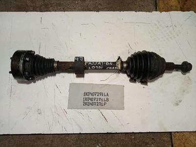 1K0407271LA Полуось передняя левая (приводной вал, шрус) Skoda Octavia 2009 , 1K0407271LB, 2K0407271F