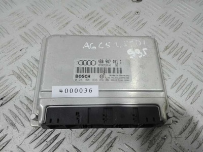 4B0907401C Блок управления двигателем Audi A6 C5 (S6,RS6) 1999 4B0 907 401 C, 0 281 001 836