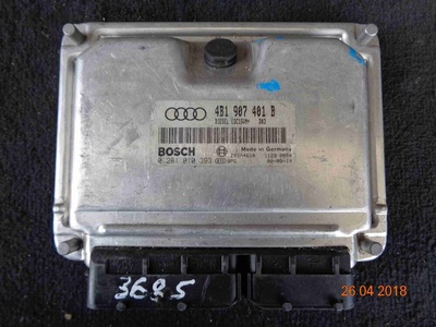 4B1907401B Блок управления двигателем (ДВС) Audi A6C5 (4B 1997-2004) 2000 4B1 907 401 B
