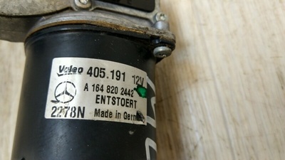 A1648202442 Моторчик передних стеклоочистителей (дворников) MERCEDES-BENZ M-CLASS W164 02/2005 - 12/2012 2009