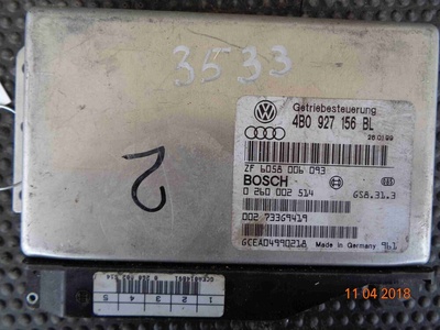 4B0927156BL Блок управления АКПП Audi A6C5 (4B 1997-2004) 1999 4B0 927 156 BL