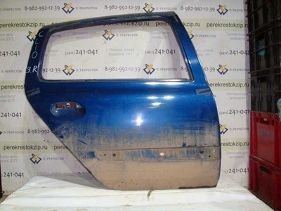 7751472707 Дверь Clio 2 (98-05)/Symbol (98-08) зад R б/у (арт. )
