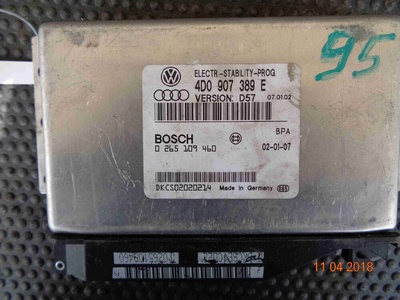 4D0907389E Блок управления ESP Audi A8D2 (4D 1997-2002) 2000 4D0 907 389 E