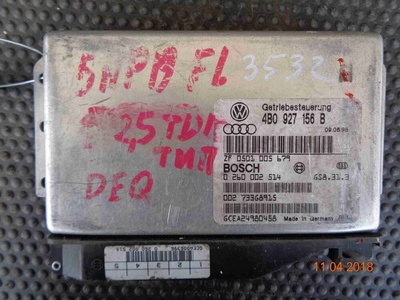 4B0927156B Блок управления АКПП Audi A6C5 (4B 1997-2004) 1998 4B0 927 156 B
