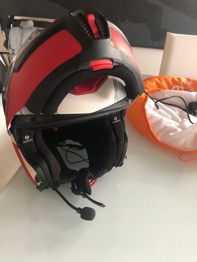 шлем мотоцикл schuberth e1 и системы связи