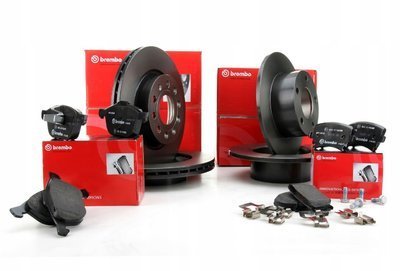 09.7012.11 тормозные колодки перед + зад brembo для audi a3 8l 280мм