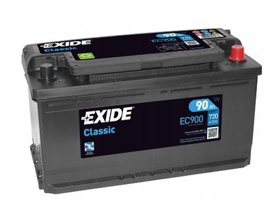 EC900 аккумулятор exide 90ah 720a п + / катовице
