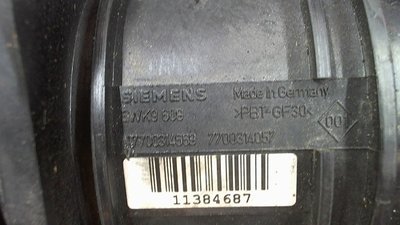 7700314669 Измеритель потока воздуха (расходомер) Renault Vel Satis 2003 / Siemens 5WK9609