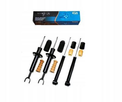 4001558 крафт амортизаторы передние и задние + пыльники opel corsa d