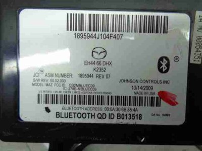 EH4466DHX Модуль блютуз Mazda CX-7 (ER) Рестайлинг 2009 - 2012 2010 ,