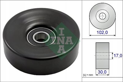 531083110 ina натяжной ролик генератора lexus gs 430
