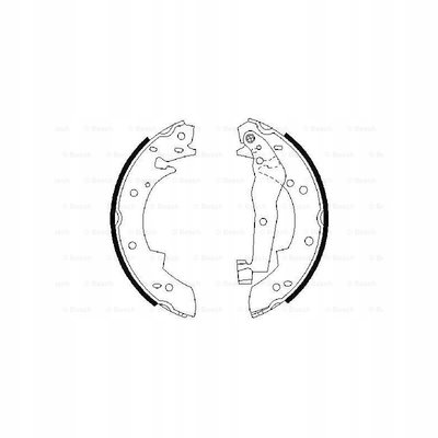 0986487013 тормозные колодки bosch bmw 3 e30