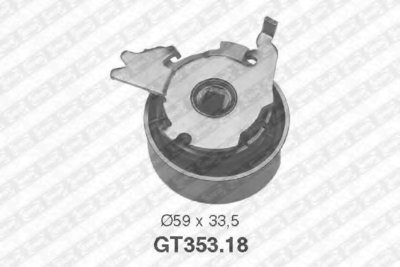 GT353.18 натяжной ролик opel