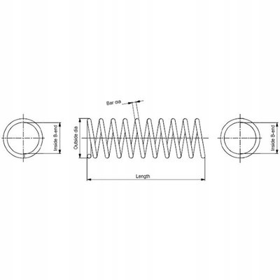 SP0141 1x пружина подвески монро для mazda mx - 5 на