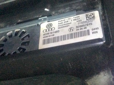 4E0910148D Блок радио AUDI A6 2004 – 2008 C6 2007 , 4E0910148E, 920057015